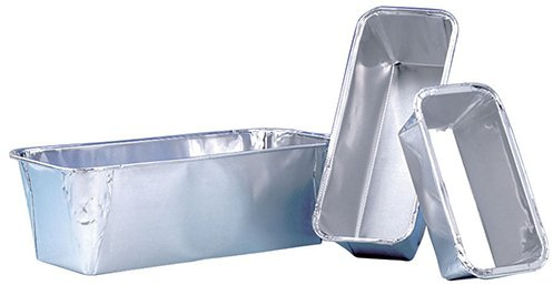 Cuisineonly - Moule cake aluminium- 100 unites 160x80x58(h)mm. Cuisine : Usage Unique (moules)
