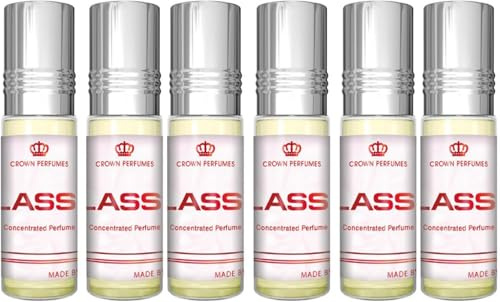 Aceite perfumado concentrado unisex Classic, de Al Rehab - 6 frascos de 6 ml