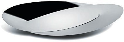 Alessi ABI06 Octave Centrotavola Ovale, Acciaio Inossidabile 18/10, Lucido