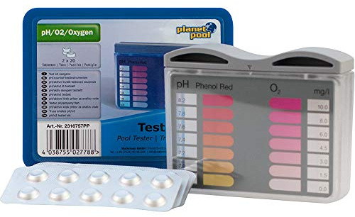 Planet Pool pH/Sauerstoff-Testbesteck - mit je 20 Tabletten