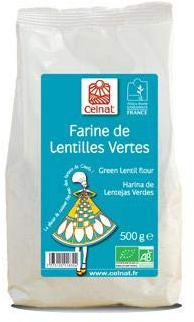 FARINE DE LENTILLES VERTES BIO