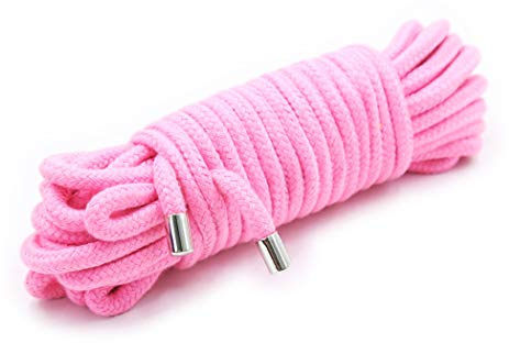 1x10m +1x20 m Bondageseil Fesselseil SM Spielzeug Fesselspiele SM Verwöhn-Flirter Körperfesseln Seil Bondage Requisiten für Männer Frauen Sexspielzeug (Pink)