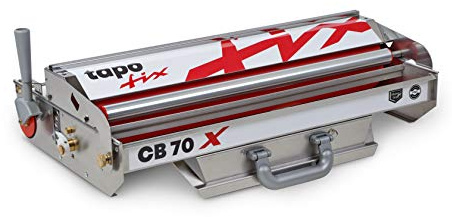 Tapofix CB 70 X Machine à tapisser pour papier peint et papier ingrain, pour papier peint jusqu'à 56 cm de large, boîte à colle intégrée, permet un encollage uniforme