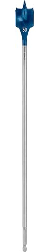 Bosch 1x EXPERT Self Cut Speed Flachfräsbohrer (für Weichholz, Spanplatte, Ø 30,00 mm, Professional Zubehör Bohrmaschine/Schrauber) | für Weichholz, Spanplatte, Ø 30,00 mm, Professional Zubehör Bohrmaschine, Schrauber, Schlagbohrer
