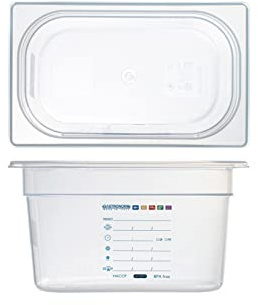 H&H Mori 2nd Gastronorm Polypropylene Haccp Gn1/4 H150