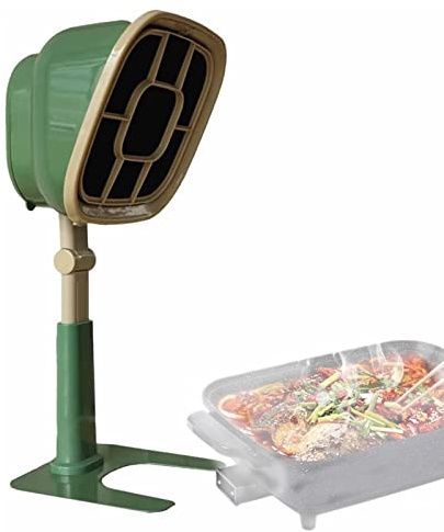 Desktop Range Hood, Mini Portable Cooker Hood, 3200 RPM Extractor Small Range Hood, 66 ° Adjustable, 6-Segment Height Adjustment, for Living Room, Kitchen, Hot Pot, BBQ