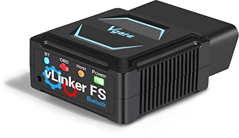 Vgate vLinker FS-Dispositivo diagnostico OBD2 Bluetooth Adattatore Bluetooth OBD2 per iOS Android e Windows
