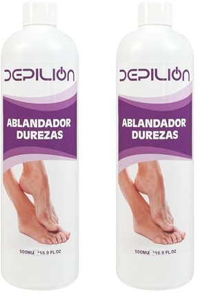 Ablandador de Durezas 1 Litro (2 x 500 ml) | Líquido Reblandecedor de Callos y Durezas