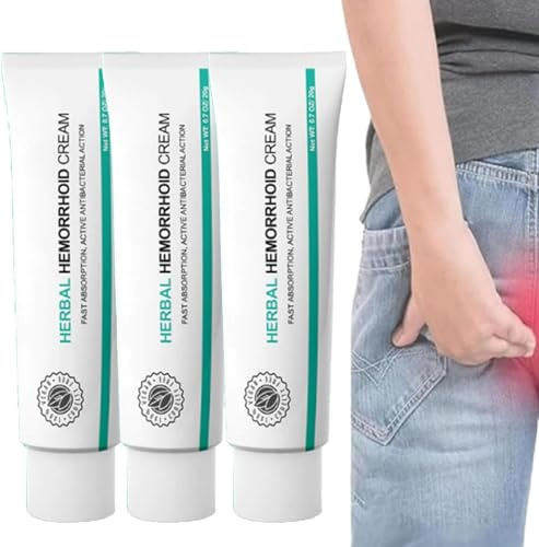 Herbal Hemorrhoids Cream, Medalisk Chinese Herbal Hemorrhoid Cream,Medalisk Hemorrhoid Cream Chinese,Hemorrhoid Cream,Chinese Hemorrhoid Cream, Hemorrhoids Ointment for Women Men (3PC)