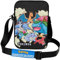 Pokémon Bolso Cruzado para Niños Pikachu Bolso Adolescente Ajustable Bolso Bandolera Niña para Viaje Teléfono Cartera Regalo Infantil (20x14x6cm, Negro)
