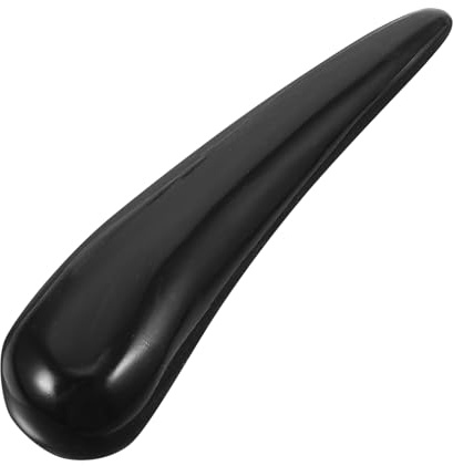 COLLBATH Natürliches Massagegerät aus Kunststoff für Fuß und Gliedmaßen mit Schabender und Komfortabler Massagefunktion für Schönheitssalons in Schwarz