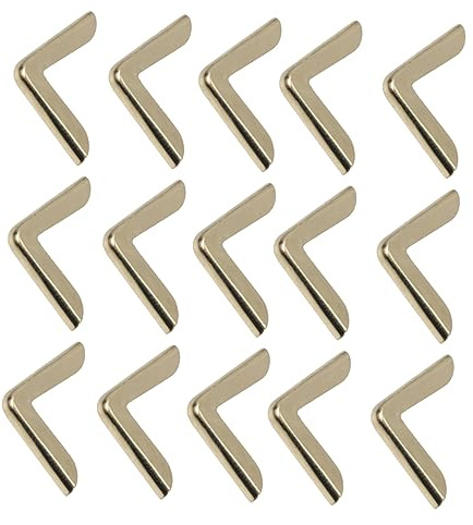 Housoutil 50 Stück Eckenschutz Aus Metall Retro Ecken Montieren Lackiereckenschutz Fotoecken Für Sammelalben Bucheckenschutz Vintage - Buchkantenschutz Eckschutz Beschützer Eisen