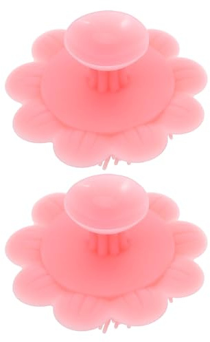 Alipis 2pcs Silicone Hair Brush Soft Double-Sided Scalp Scrubber and Shampoo Comb for Newborns Gentle Bath Massage Brush for Cradle Cap Removal and Healthy Hair Care