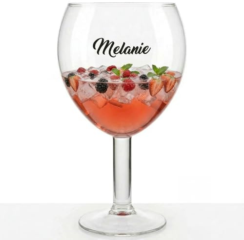 Herz & Heim® riesiges personalisiertes XXL Weinglas – 3 L Geschenk für Freundin lustige Geschenke für Frauen zum Geburtstag Muttertag der zu Weihnachten
