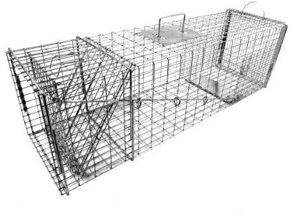 Tomahawk Live Trap - Model 608.5 - Original Series Rigid Live Trap with one Trap Door and Easy Release Door -