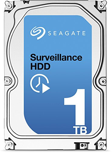 Seagate Surveillance HDD - 1 TB - interne Festplatte, ST1000VX001 (3,5 Zoll), 64 MB Cache, SATA III für den Überwachungsbereich