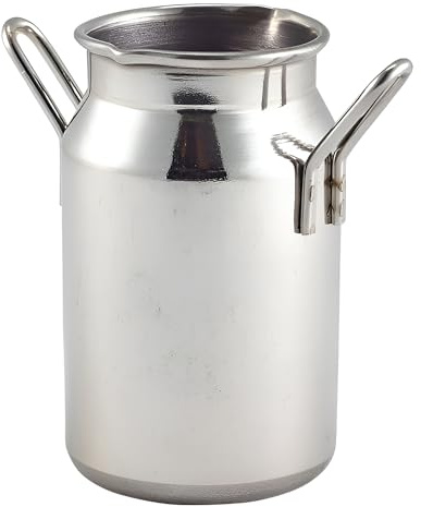 Genware NEV-MMC5 Mini Stainless Steel Milk Churn, 5 oz.