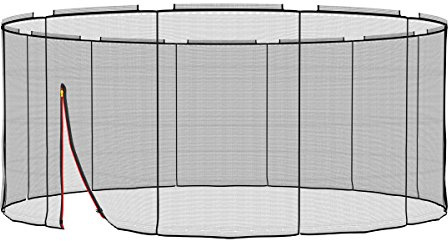 Ampel 24 Deluxe Sicherheitsnetz für Trampolin Ø 430 cm | Ersatznetz für 12 Stangen, Netz außenliegend, Ersatzteil reißfest und UV-beständig