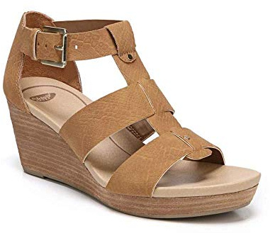 Dr. Scholl's Shoes Women's Barton Wedge Platform Sandal,Saddle Snake Print,6