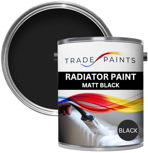 Radiator Paint Black 1 Litre Matt