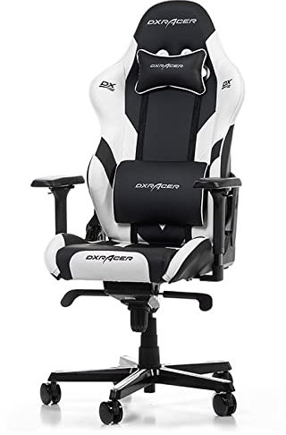 DXRacer (das Orginal Gladiator G001 Gaming Stuhl, Kunstleder, Schwarz-Weiß, 200 cm