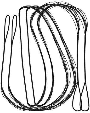 TeamSky Bogenschießen-Bogensaiten Recurve-Bogensaiten, Bogensehne 12 Stränge 50-52 Zoll Ersatz für Longbow Traditional Recurve BO