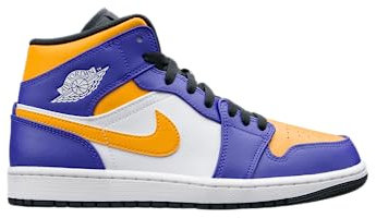 AIR JORDAN 1 Mid Lakers (2022) DQ8426-517 Size 43