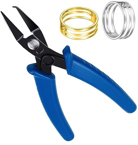 Pinze per Gioielli con Anelli di Salto - Set Professionale per Creazione e Riparazione