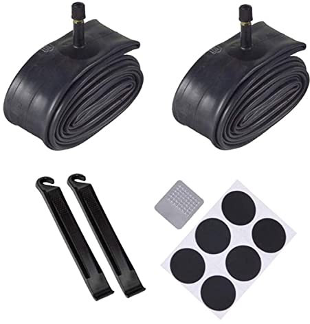 DEAVER 2Pack Rennrad Reifen Innenrohr Mountainbike Reifen Punktion Fahrrad Innenrohr Ventil Fahrrad Reparatur Werkzeuge (24x1,75)