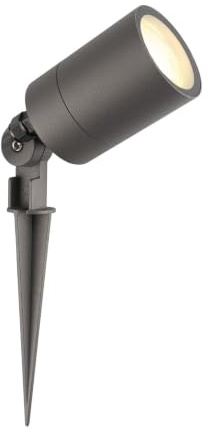 Ledvion Gartenstrahler mit Erdspieß IP65 3W 2700K GU10 dimmbar | Fuer Garten Terrasse Einfahrt Wege Beete und dekorative Aussenbeleuchtung