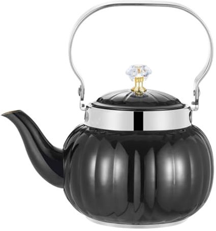 OnePine 2000ml/70 oz Theiere en acier inoxydable avec infuseur, cafetière inox avec filtre amovible résistant à la chaleur, idéale pour la préparation de thés