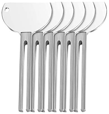 Junterone 6 Pieces of Metal Toothpaste Squeezer Toothpaste Squeezer Key Roller Tube Paste Paint Squeezer Household Toilet Tools