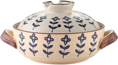 Cocotte en céramique ronde en faïence pour Shabu Shabu, faitout pour 3-5 personnes, cocotte traditionnelle