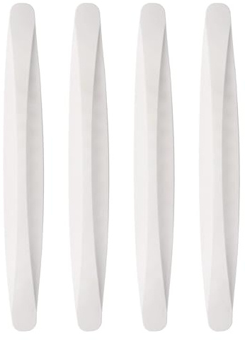 QUARKZMAN 4 Piezas De Protector De Parachoques De Cinta Para Autos Blanco | Anti Colisión Anti Rayones Protector De Parachoques Universal, Para Parachoques Delantero Y Trasero, SUV Camionetas