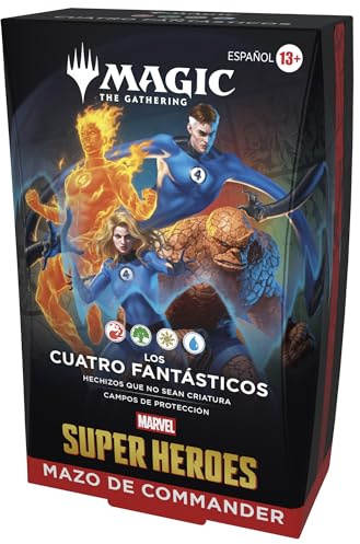 Mazo de Commander de Magic: The Gathering | Marvel Super Heroes - Los Cuatro Fantásticos (Versión en Español)