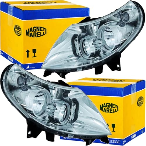 2x Magneti Marelli Scheinwerfer H7/H1 | 712474601129 / LPN801 + 712474701129 / LPN802 passend für Boxer Ducato Jumper 250