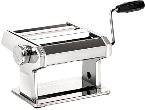 Macchina per la pasta - Macchina per la pasta, regolatore dello spessore 'impasto a 9 livelli, pressa manuale | Rullo per estrusione di domestica per spaghetti freschi, fettuccine, ravi