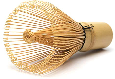 tea exclusive - Matcha Besen mit 100 Borsten | hochwertige Handarbeit | Original Bambusbesen Matcha Whisk Schneebesen Chasen aus Japan