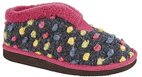 Sleepers TILLY Womens Boot Slippers Fuchsia/Multi