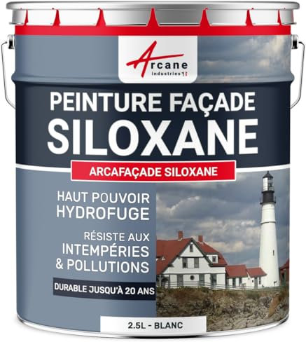 Pittura Silossanica - ARCAFAÇADE SILOXANE - Bianco - ARCANE INDUSTRIES