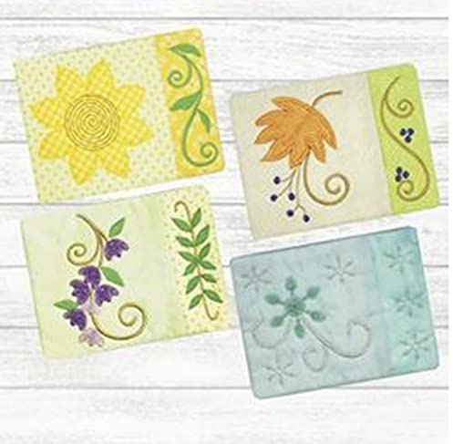 Amelie Scott Designs Seasonal Swirl Mug Rug Pattern
