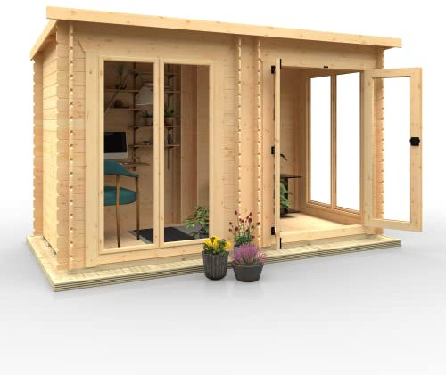 TigerFlex Moda Log Cabin Timber Summerhouse, Office, Storage Facilty 19mm 12 x 6 ft
