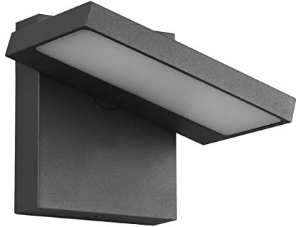 Trio Leuchten LED Außen Wandleuchte Horton 226360142, Aluminium Druckguss Anthrazit, inkl. 8 Watt LED