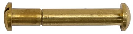 Ersatzteile Teakmöbel Ersatzschraube Messing Hülsenschraube 69-mm 2-teilig