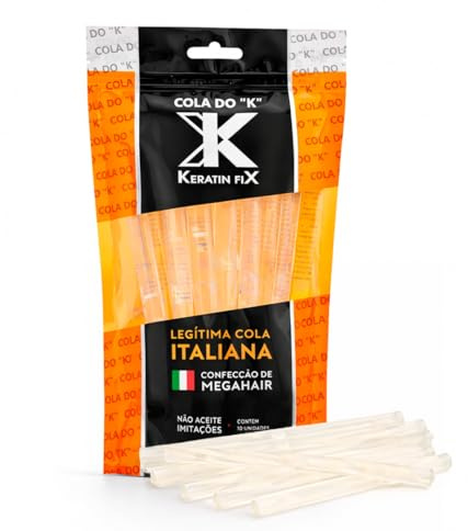 Cola Do K Keratin Fix Pegamento para Extensiones de Cabello y Pelucas, Cola de Queratina, 10 sticks de 22 g, Larga Duración, Resistente al Agua y al Calor, Uso Profesional y Doméstico