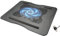 Cooling Pad Base Supporto di Raffreddamento in Metallo con Ventola a Luce LED Blu, per PC Notebook Computer Portatile Laptop - Ideale per PC, Mac, PS5, Xbox – Dissipatore di Calore