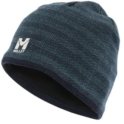 Millet - Tiak II Beanie - Berretto Misto Lana Merino - Alpinismo, Escursionismo, Stile di Vita - Blu Taglia Unica, Blu (Nuovo Logo), Taglia Unica