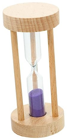 Garneck 2pcs Handmade Mechanical Timer Sandglass Modern Style for Home Office Decor