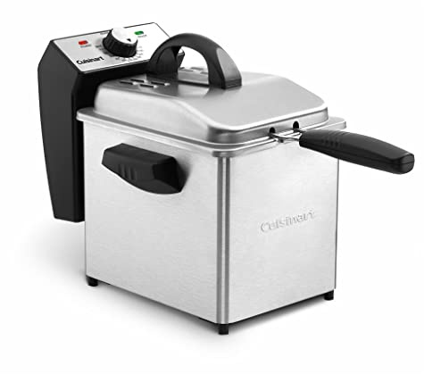 Cuisinart (Refurbished) CDF-130 Deep Fryer, 2 Quart, Stainless Steel (Renewed)