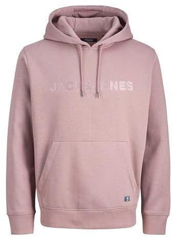 JACK & JONES Jprbluloyal Prau25 Sweat à Capuche pour Homme, Twilight Mauve, M